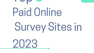 5 Best Paid Online Survey Sites in 2023 #survey #apps #money.