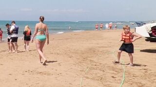 Side Beach Antalya A Beautiful Day Türkiye. Best video enjoy life.