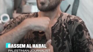 Deaf Palestinian journalist reports from Gaza in sign language