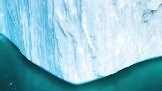 Glacial fjord Ilulissat..