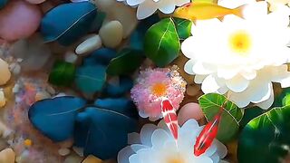 #koi #dynamic wallpaper #pebbles