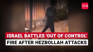 Hezbollah Attack Creates Gaza-Like Scenes In Israel; 'Out Of Control' Fire In Kiryat Shmona