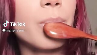 Asmr spit painting your face role play