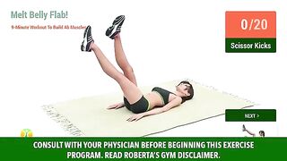 9 Minute workout melts belly flab and builds ad muscles