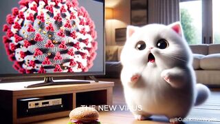 Poor Cat Infected with New Virus ⎮ Kind Doctor ⎮ Cute Cat ????????_⚕️???? #cat #aicats #catvideos2024