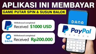 Putar Spin Dibayar! Game ini Membayar Upto $1000, Aplikasi Penghasil Uang Saldo DANA OVO PAYPAL.