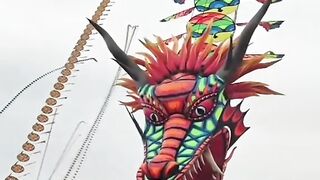 The most beautiful dragon kite