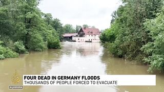 Four dead in Germany floods: Thousands of people forced to evacuate
