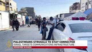 Palestinians struggle to stay connected as Israel targets communications infrastructure