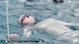 AIDA Freediving World Championship 2022 - Marianna Gillespie CWT 104 black out
