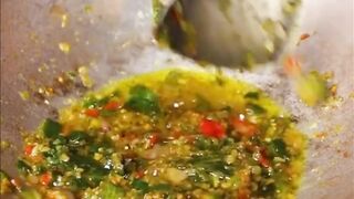 cooking chicken with sambal