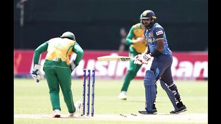 T20 World Cup A new world record was created in the match between Sri Lanka and South Africa