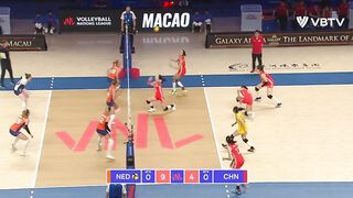CHINA vs NETHERLANDS _ Highlights _ Women's VNL 2024