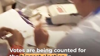 Vote counting underway in India’s biggest ever election _ AJ #shorts