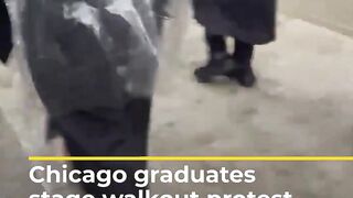 Chicago students stage walkout protest for Gaza  _ #AJshorts