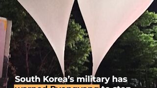 South Korea warns Pyongyang to stop sending waste-filled balloons _ AJ #shorts