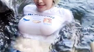Bathing in a fresh river makes you ticklish#fyp
