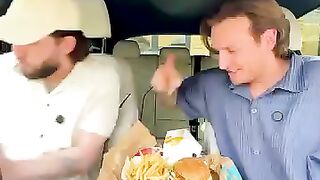 Naaa when he drops all the food on the white seats  ????????????
