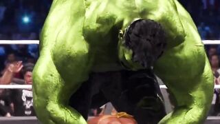 Hulk vs Rhea Ripley WWE 2K24 #hulk #rhearipley #wwe #wwe2k24 #shorts #gta #smackdown #viral