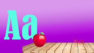 A for apple, b got ball , phonic song