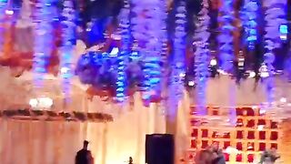 Wedding hall decorated