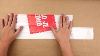 How to fold plastic bags? Must watch
