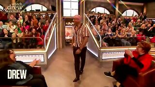 Dwayne The Rock Johnson Does Squats with Drew Barrymore