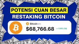 Cara Kaya Tahun 2024 - Restaking BITCOIN Layer2, Cara Menghasilkan Uang di Internet - AUTO SUTAN