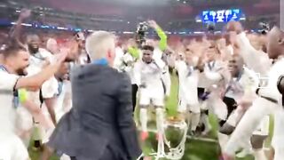 La fête avec le Real Madrid, respect