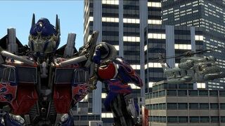 Optimus Prime Vs Blackout Transformers Fight Scene 2