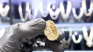 10K YELLOW GOLD 4.82CTW DIAMOND MEN’S RING