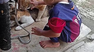 Animal and kids