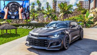 1100HP Chevrolet Camaro ZL1 1LE - Forza Horizon 5 | Thrustmaster TX Gameplay