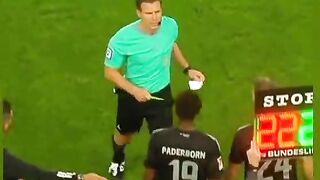 Comedy in football. Try not to laugh