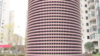 The man make phone tower