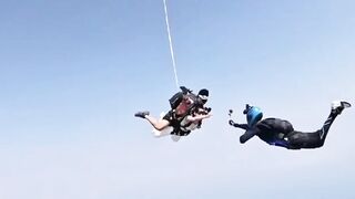 Jumping and very nice views from helicopter.