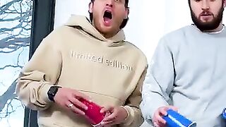I think we overreacted ????‍♂️???? #trickshot #trickshots #skills #flipchallenge #friendshipgoals