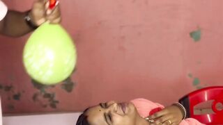 Balloon cutting challenge part 2 #shorts