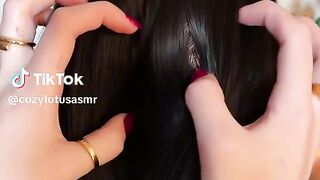 Asmr head massage #satisfying#shorts#trending#massage
