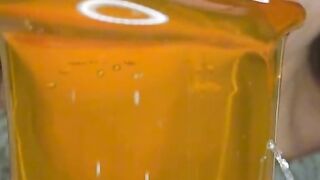 Freezed honey satisfying eating sounds #satisfying#trending#shorts