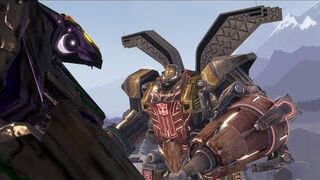 Autobots Vs Trypticon Transformers Fight Scene 2