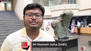 _No matter where I_m playing_ I always try to give my best_ - IM Neelash wins a double at LBHM again(360P).