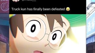 She defeated Truck kun ????