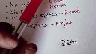 Never knew the Championships League song is in three Different Languages