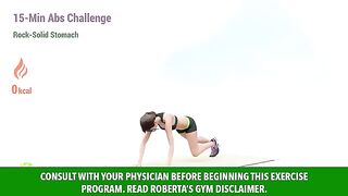 15-Minute Abs challenge for flat stomach