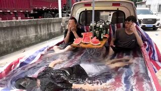 Funny swimming pool