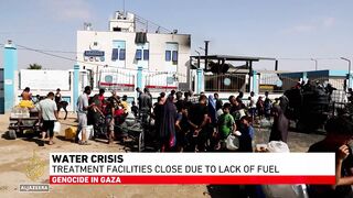 Gaza water crisis: Treatment facilities close due to lack of fuel