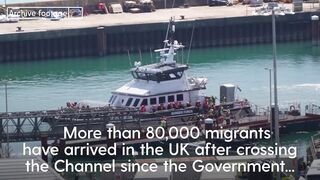 Channel crossings: Migrants arriving in UK since Rwanda deal top 80,000