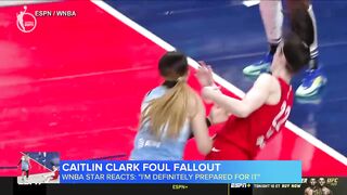 Fallout after Chennedy Carter fouls Caitlin Clark in WNBA game