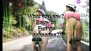 Cycling on the highway (very funny)